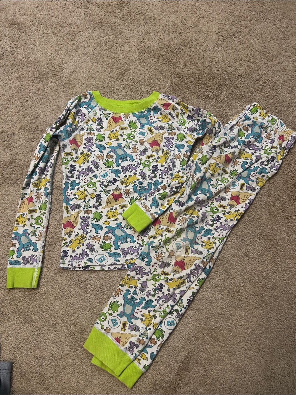 Disney Monsters Inc Pajamas